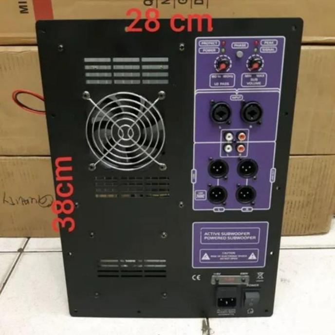 selatansana / power kit aktif mesin subwoofer aktif untuk subwoofer 15-18 1200 watt Diskon