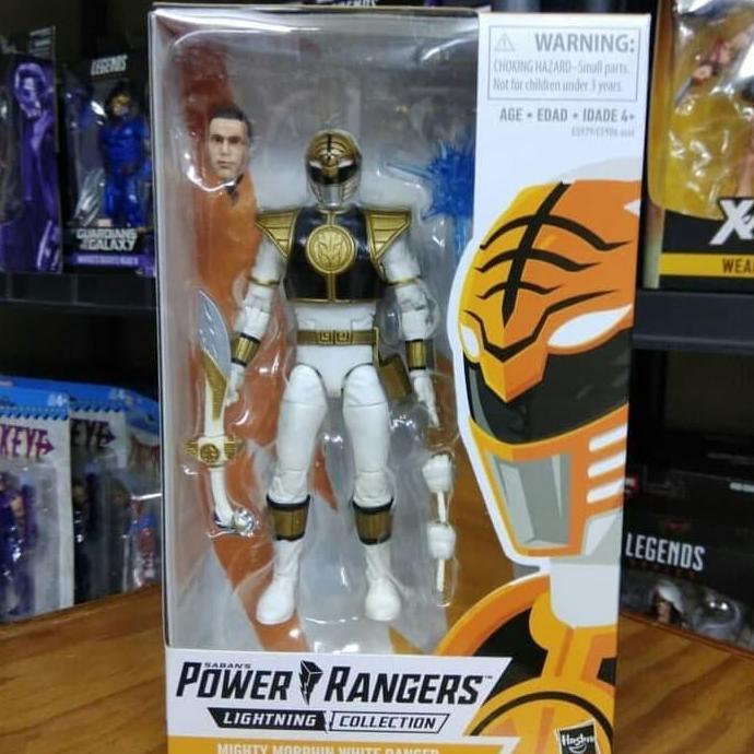 Power Rangers White Ranger Tomy Hasbro Not Shf Lightning Collection