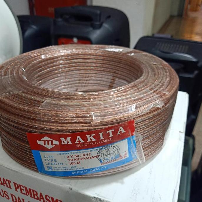 fahmifahstore / Kabel makita 2 x 50 kabel speaker transparan tembaga murni Diskon
