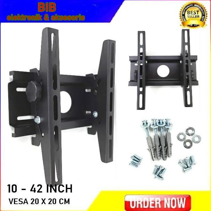 BRACKET TV UNIVERSAL 10 - 42 INCH / BRAKET TV LED / BRIKET TV LED