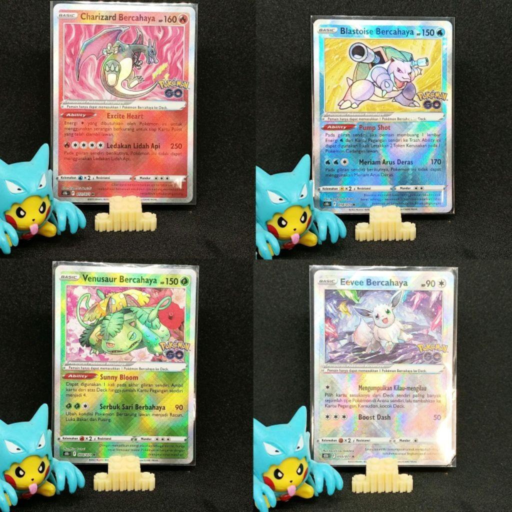 Discount Trio Kanto Bercahaya + Eeve Bercahaya Pokemon Go Tcg Pokemon Indonesia