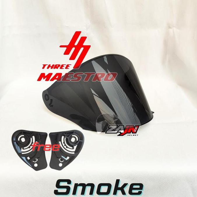 Kaca Helm SHELL EQUALIZER | ROVER R-814 Visor Helmet FLAT free Rachet Three maestro iridium murah tm