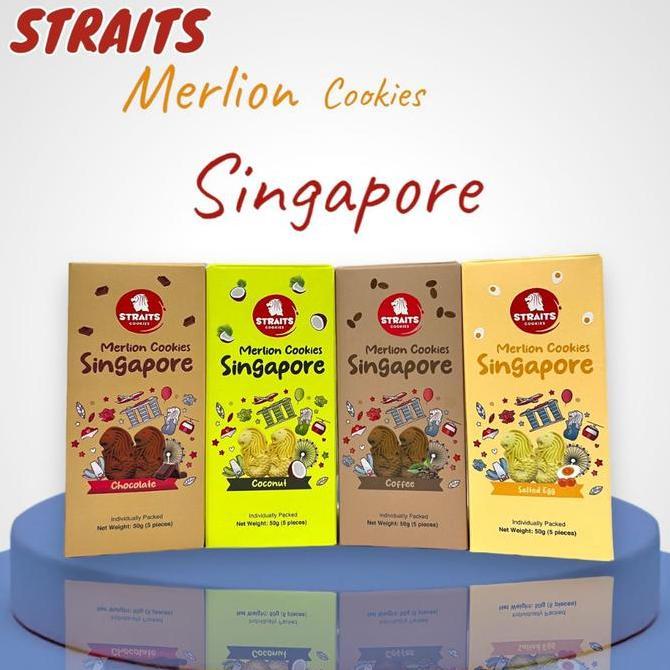 ENAK Cookies Straits Merlion / Roti Cookies Singapore / Oleh-oleh