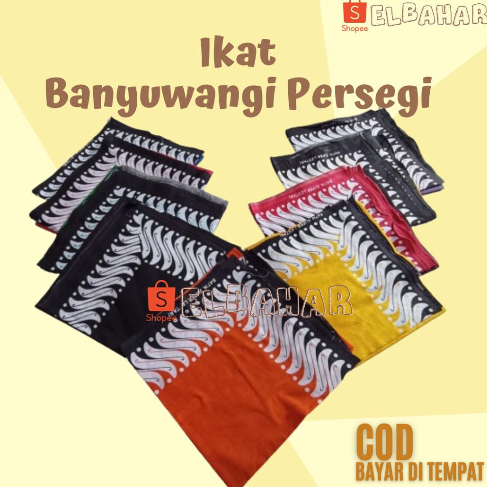 Kain Udeng Banyuwangi Segi Empat Ikat Iket Kepala Kuda Lumping Jawa Timur Jaranan