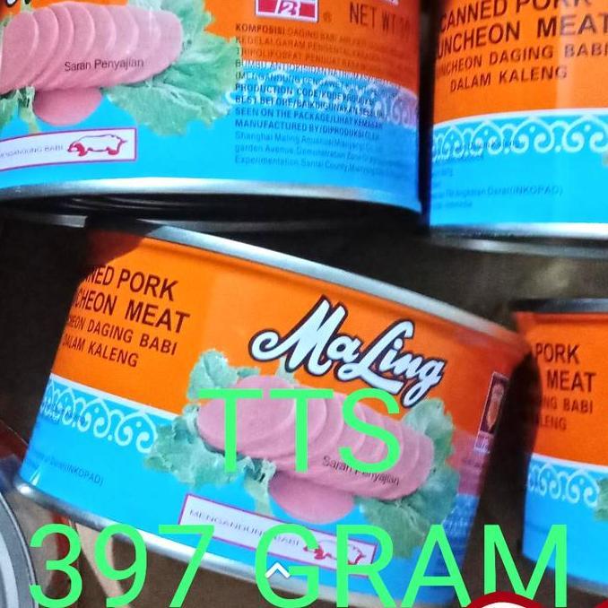 Maling Kaleng 397gr Daging BABI MALING Ma Ling Pork Luncheon 397 Gr