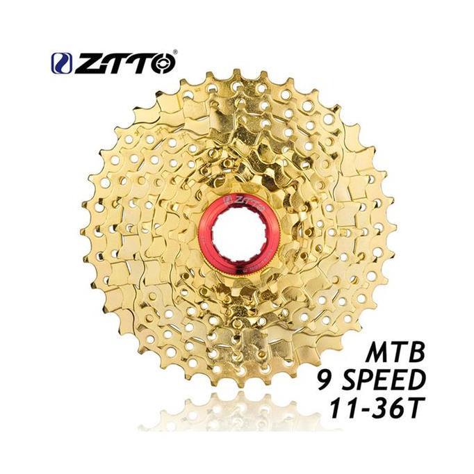 9 Speed GOLD Sprocket ZTTO GOLD 9 speed Sprocket 9sp 11-36T Sprocket 9