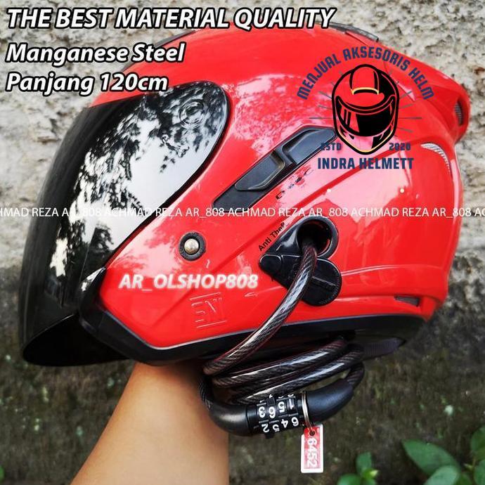 GEMBOK HELM | PENGAMAN HELM | KUNCI HELM MOTOR | GEMBOK KUNCI