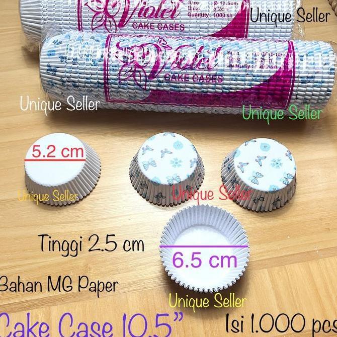 [Isi1000] Kertas Alas Kue Lumpur 10.5 Motif & Putih VIOLET / Alas Kue Apem / Kertas Alas Pie Buah / 
