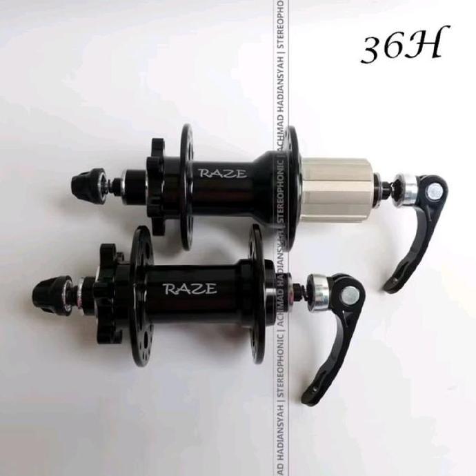 BLACK 36Hole Hubset RAZE 36Hole Freehub RAZE 36Hole HITAM Hub RAZE 36H Hubset 36Hole Freehub Jangkri