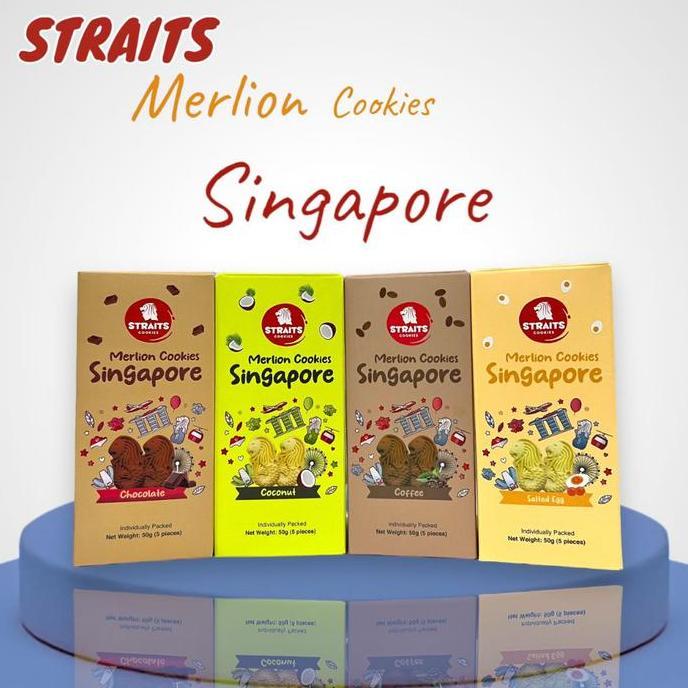 ENAK Cookies Straits Merlion / Roti Cookies Singapore / Oleh-oleh