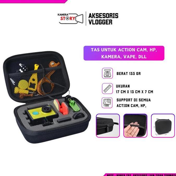 TAS KAMERA SMALL ACTION CAMERA XIAOMI YI / GOPRO / BPRO / YI CAM