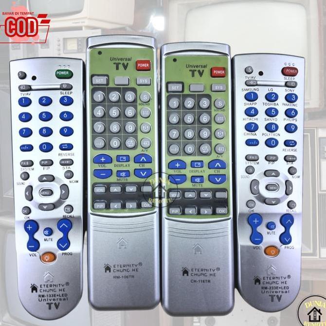Remote TV Tabung Multi Universal  skyworth, Hitachi, Fujitec, dll seri
