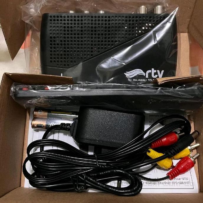 siap siap Piala Dunia Set Top Box STB merk CBM x RTV murah  Kabel lengkap