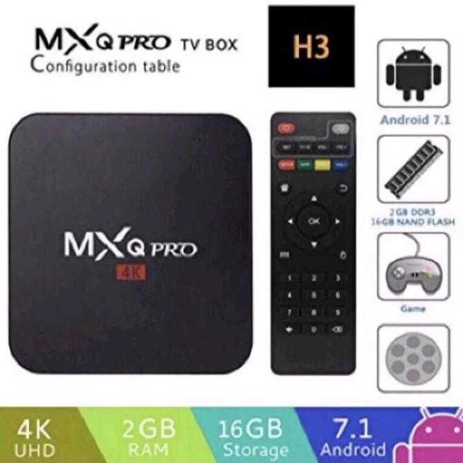 Android TV box MXQ Pro 5G Smart TV 4K Ultra HD 5G 2Gb/16Gb