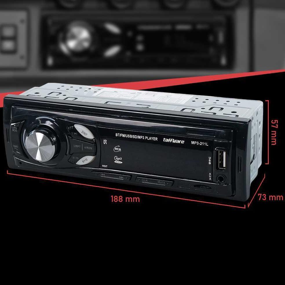 JAYA Taffware Tape Mobil Audio full bas multifungsi MP3 Player Bluetooth 5.0 60W Remote MP3-S211L