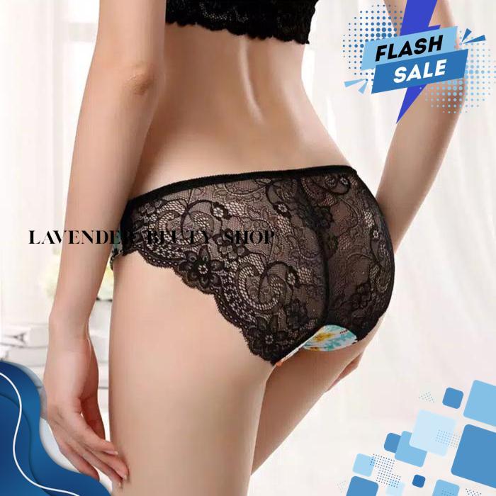 CELANA DALAM SEXY LYCRA LACE MOTIF METRIX CD 981 KXI BY LAVENDER BEAUTY SHOP