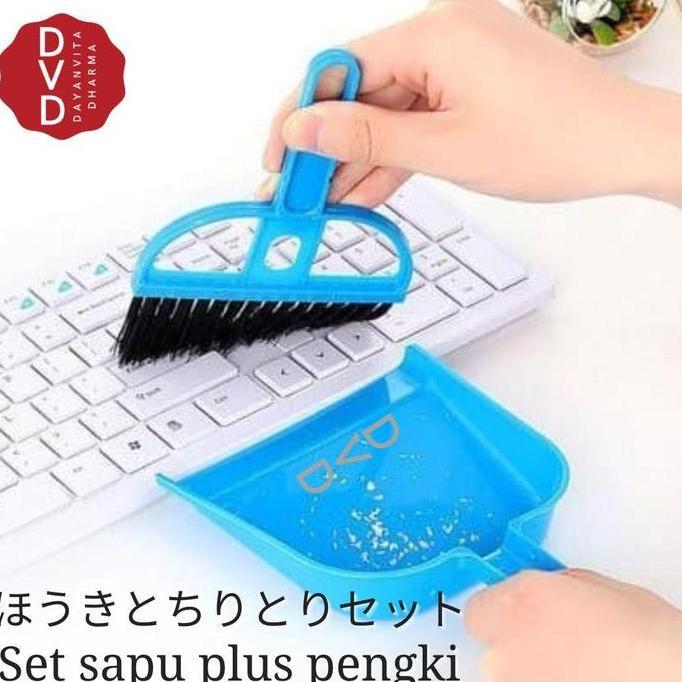 Set sapu plus pengki - Sapu mobil - Sapu pembersih mobil