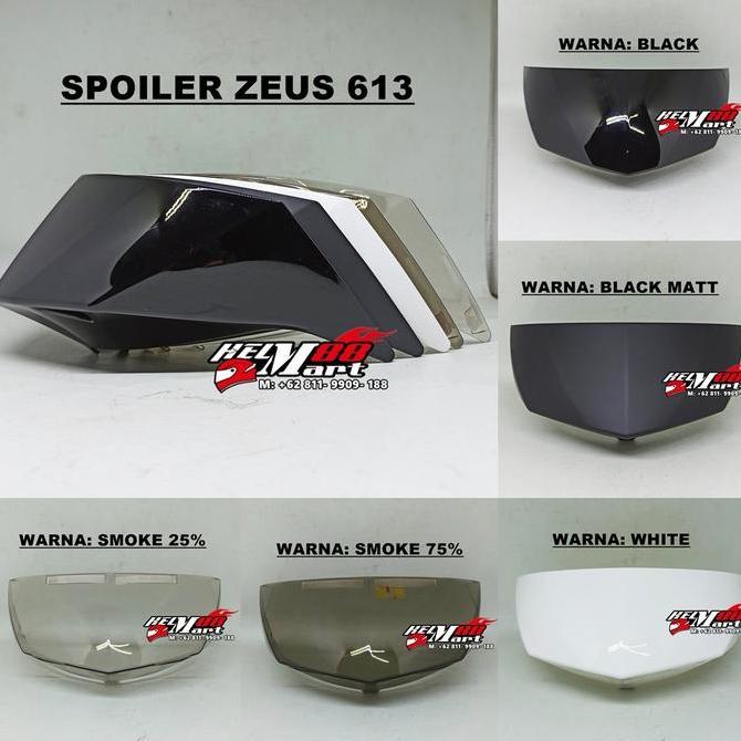 Spoiler ZEUS 613C Spoiler Helm Zeus ZS613C ZS-613 613BA
