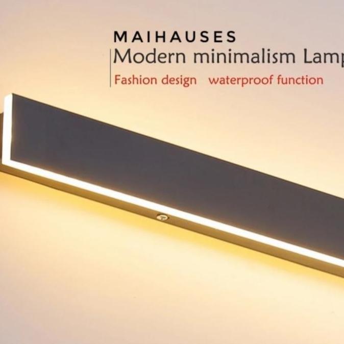 LAMPU DINDING TEMBOK TAMAN HIAS LED MODEL PANJANG / LAMPU OUTDOOR LED