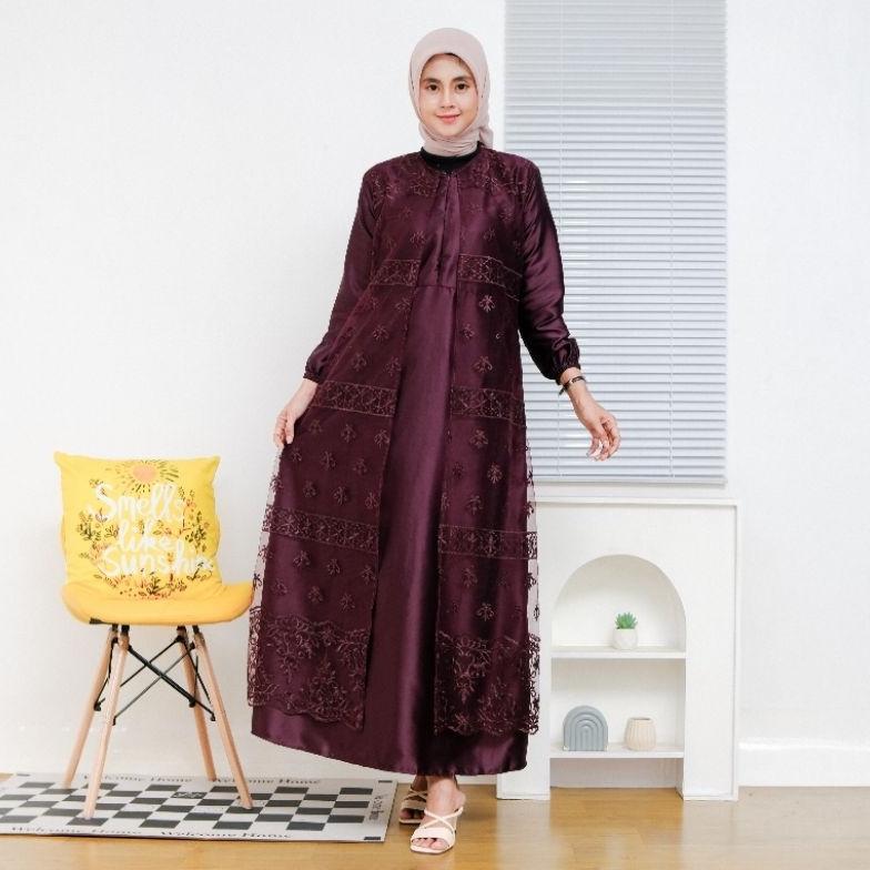 Tahan Lama Gamis Abaya Terbaru Borkat / Tile Sapto Model Dress Busui