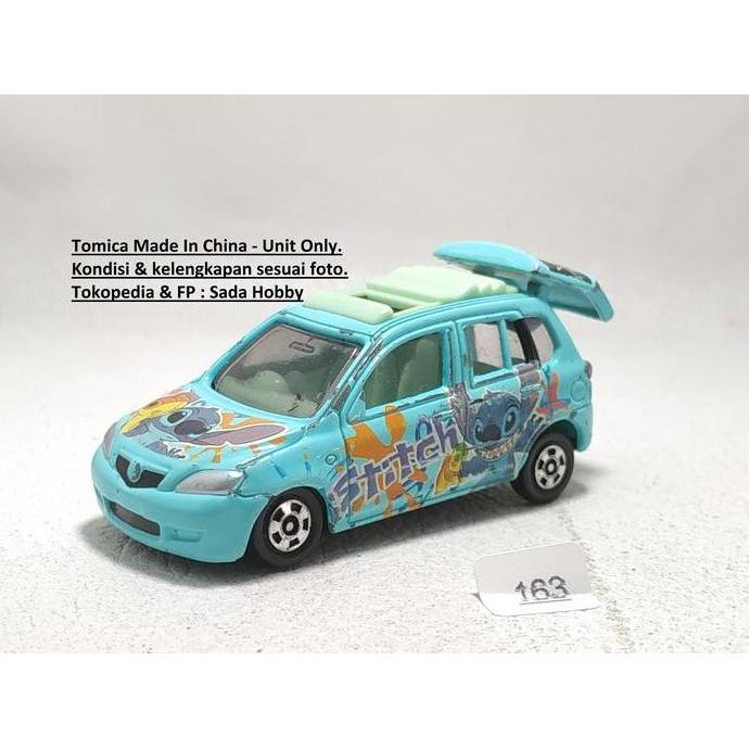 TOMICA DISNEY D-40 MAZDA DEMIO STITCH UNIT ONLY CADATOYS