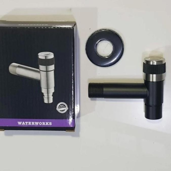KERAN TEMBOK HITAM MODEL TOTO/KRAN AIR BLACK/KRAN TEMBOK HITAM MURAH