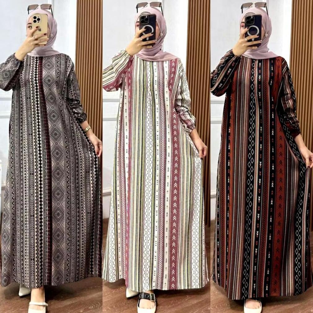Disc Gamis Anita Dres Panjang Ld 130 - Gamis Rayon Premium Viscose