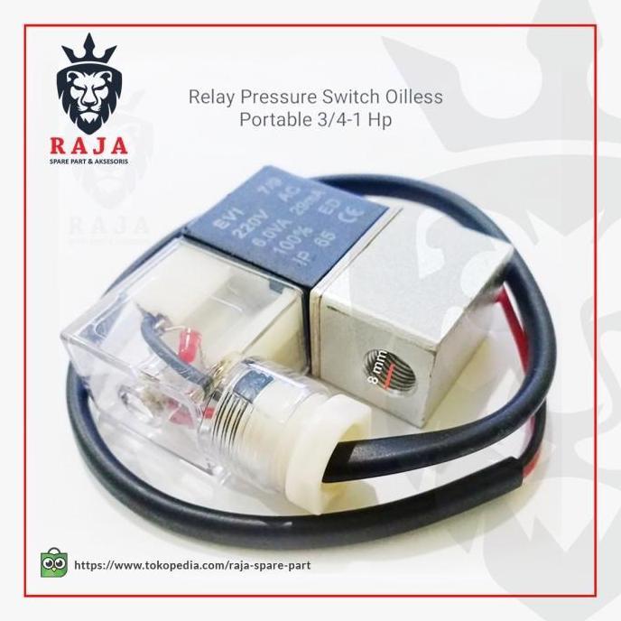Relay Kompresor Angin Oilless 1 Hp