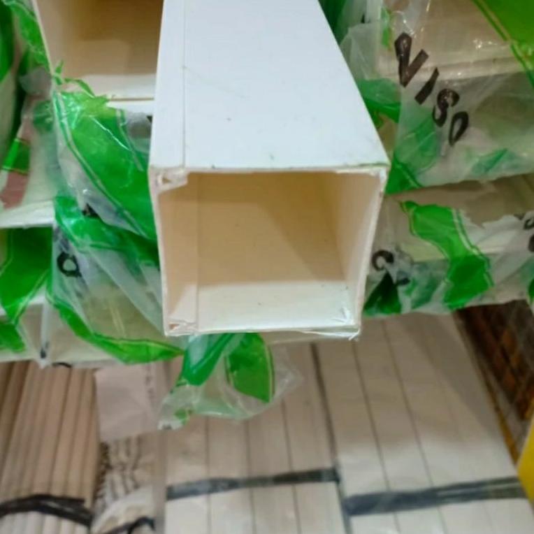 KabelDucting 50X5050X80 75X75 50X100 Psd / Ftd PutihPanjang 1,7 Dan 2,9 Meter Tidak Berlubang Pelind