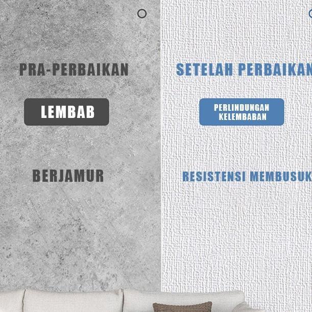 KUALITAS SUPER ZUOSHU - WALLPAPER LINEN ROLL WALLPAPER DINDING DEKORASI KAMAR WALLPAPER FOAM STICKER