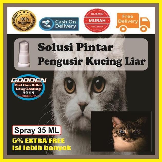 Cairan Pengusir Kucing Liar Berak Sembarangan, Spray Anti Kucing Pup