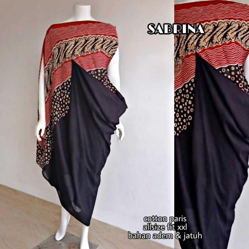 Promo Kaftan Sabrina Dress Batik Kaftan Paris Batik Solo Ori