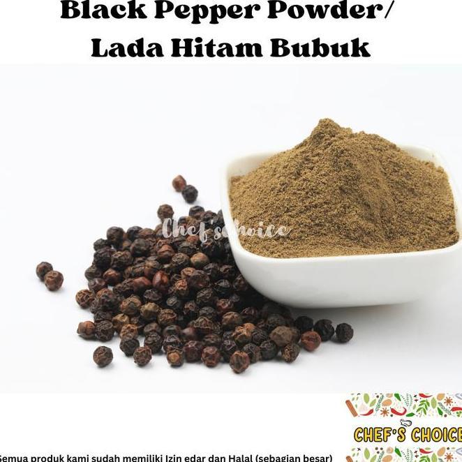 Bla Pepper Powder 1 Kg Bubuk Lada Hitam 1 Kg Lada Hitam Bubuk
