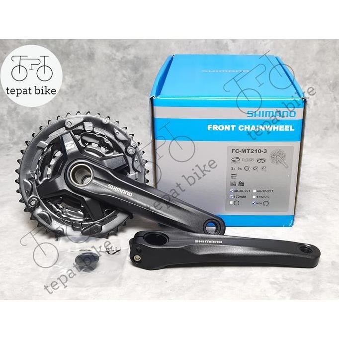 Crank Shimano Altus MT210 Hollowtech 2 40-30-22T Crankset 40T