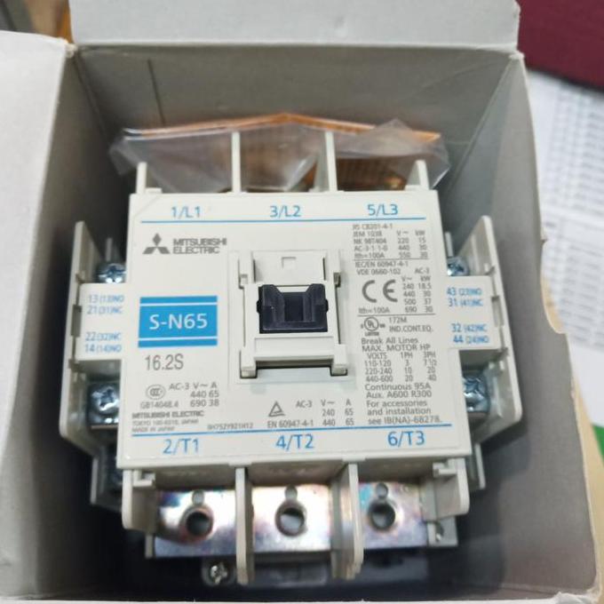 pt.dewicitraresmi / contactor kontaktor MITSUBIAHI S-N65 SN65 220VAC 100A ORIGINAL Diskon