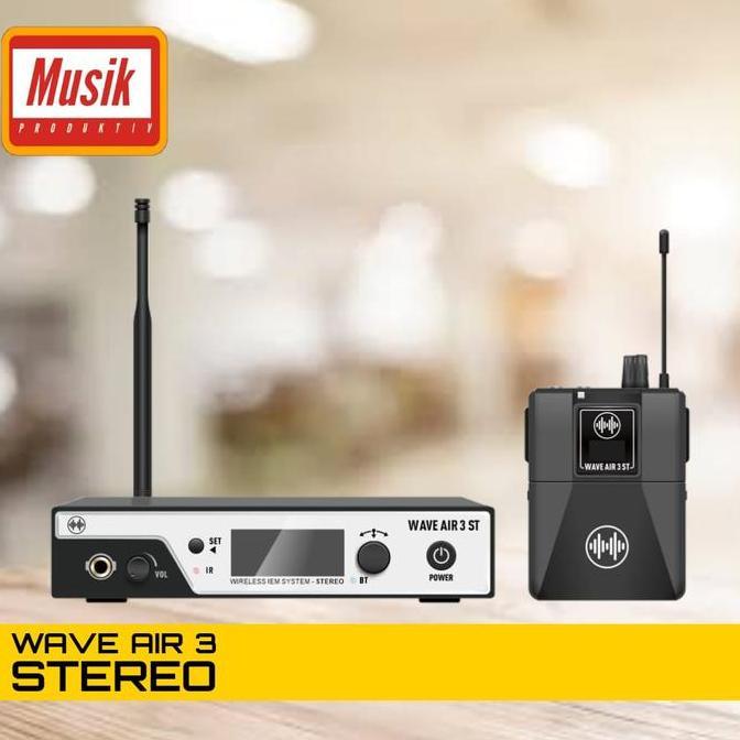 Wave Audio Monitor WAVE AIR 3 Wireless Ear Monitor STEREO -1TX-1RX