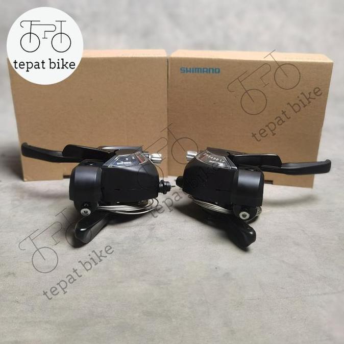 Shimano Shifter Sepeda Tourney AST-TX800 3x8 Speed Handle Rem TX800