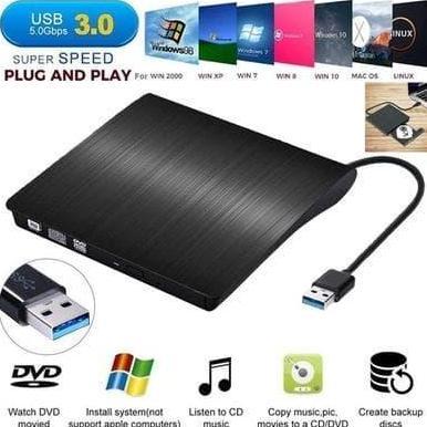 radalani90 - usb 3.0 ide cd/dvd rw burner external optical drive cd/dvd rom