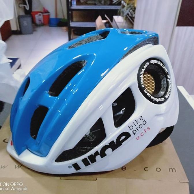 Helm Sepeda Urge Supacross White Blue Size S/M L/XL