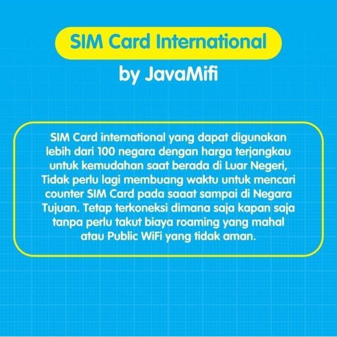 JavaSIM SIM Card Thailand | Travel SIM Card Thailand