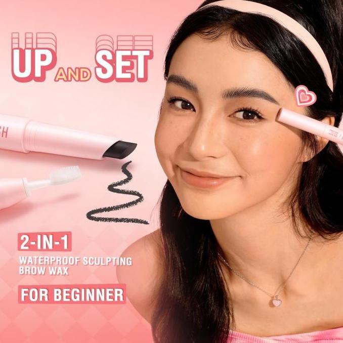 PINKFLASH E28 Setting Brow Wax | 2-in-1 Waterproof Sculpting Brow Wax
