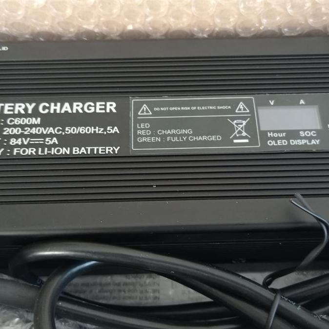 Jb Charger Baterai Pack Lithium 72 Volt 5 A