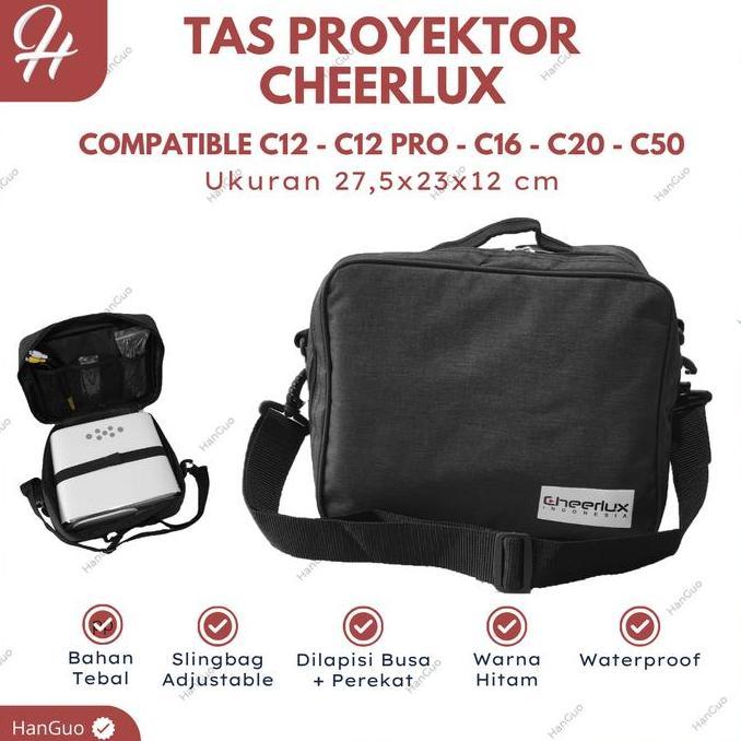 Tas Proyektor Cheerlux C16-C50 | Tas Penyimpanan Proyektor