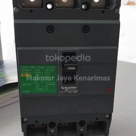 verazoo / MCCB EZC 125A schneider Diskon