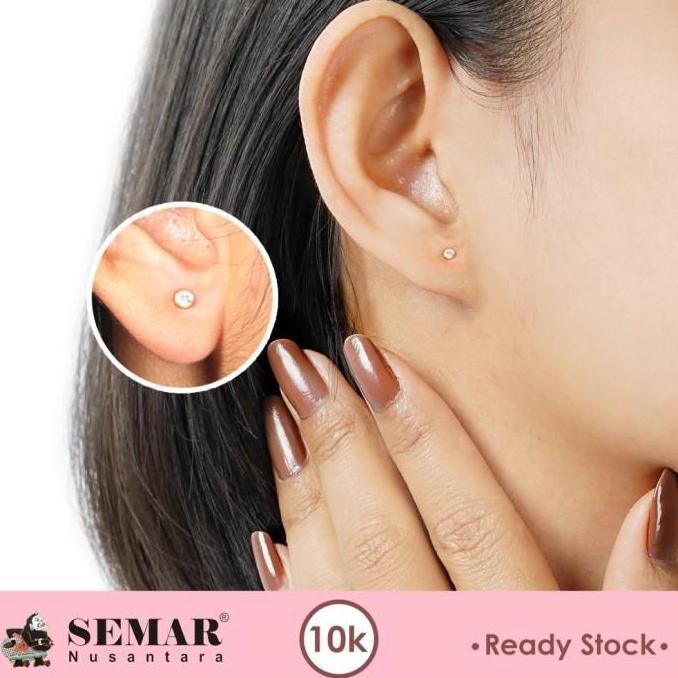Tevanikarya - Anting Emas Toge Korea Sunmi Super Ringan Gold 10K Semar Nusantara