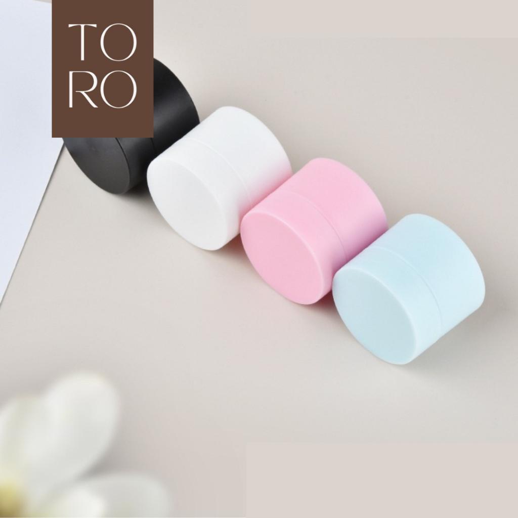 Toro - Pot Jar Cream Plastik Double Layer Doff | Botol Cream Kosong