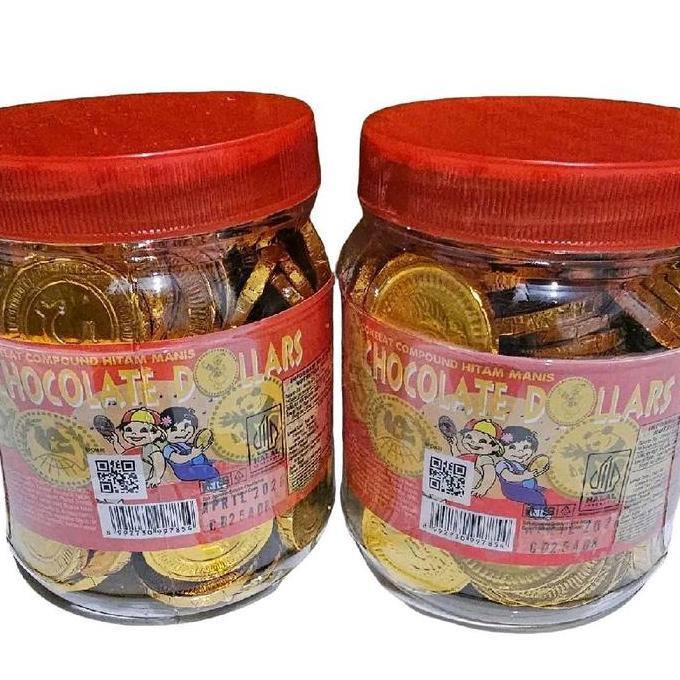 Paket Cokelat Koin Dapat 2 Toples