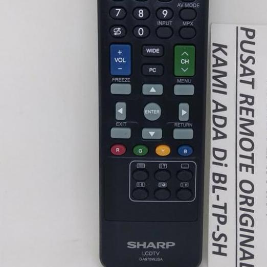 REMOTE REMOT TV LED SHARP AQUOS ORI ORIGINAL ASLI