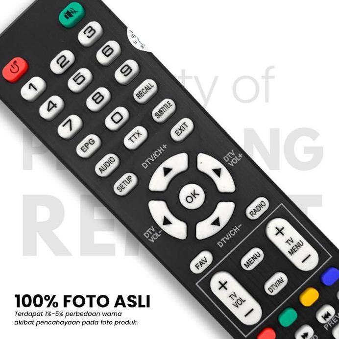 Ready Remote Mesin TV Digital Tuner WCOM Tipe SPQ8991N-DVB / Remot Mesin TV Tabung Digital DVBT2 WCO