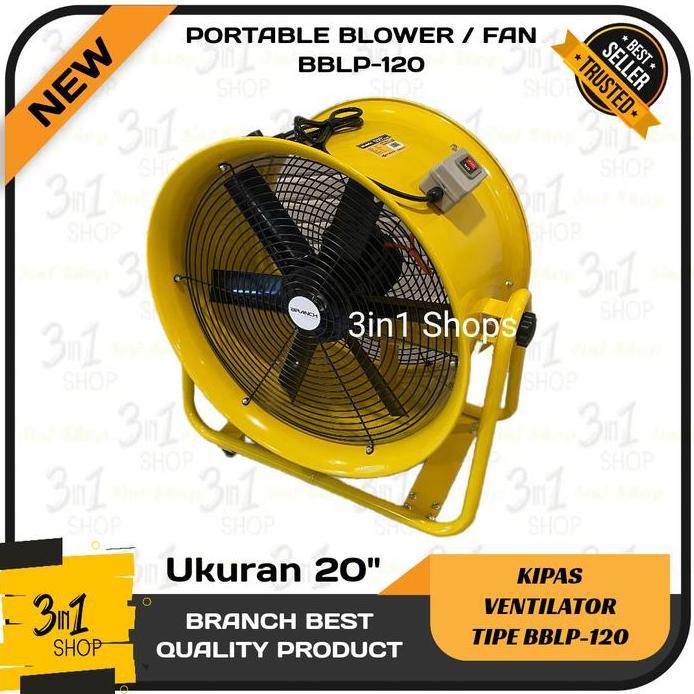 Portable Blower 20" / Ventilator / Blower / Drum Fan / Exhaust Fan 20 inch Branch murah